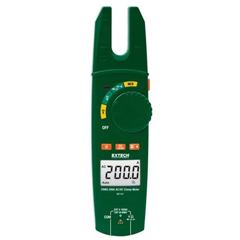Extech MA160NIST [MA160-NIST] 200A True RMS AC/DC Open Jaw Clamp Meter w/ NIST Calibration *DISCONTINUED*