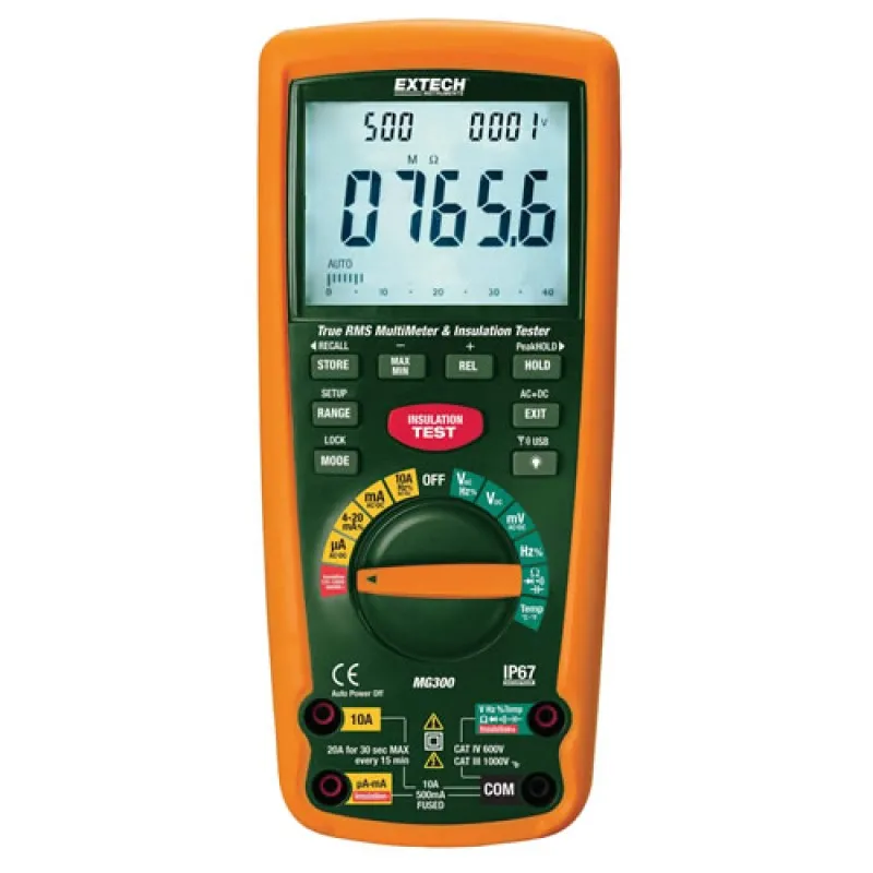 Extech MG300 [MG300] 13 Function Wireless True RMS MultiMeter/Insulation Tester