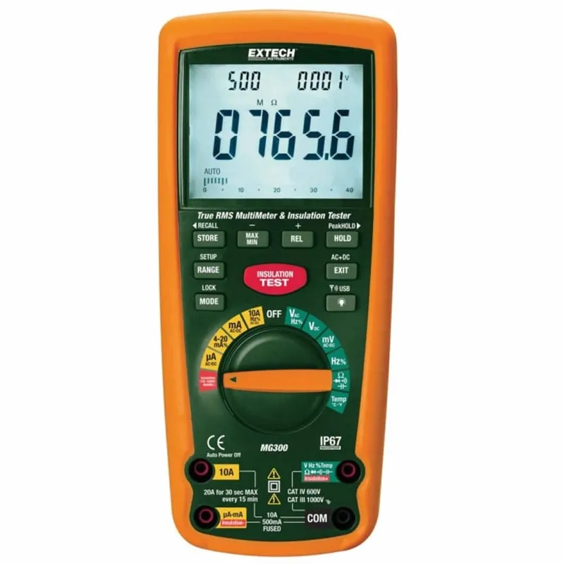 Extech MG302 [MG302] 13 Function True-RMS Multimeter/Insulation Tester with 433MHz