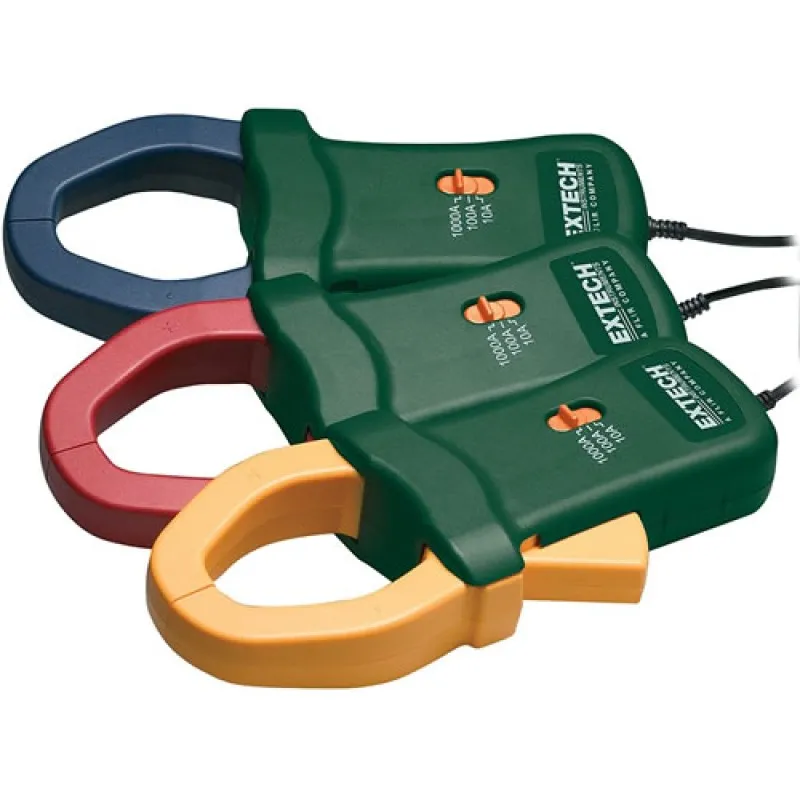Extech PQ3120 Current Clamps, 1000A, Set of 3