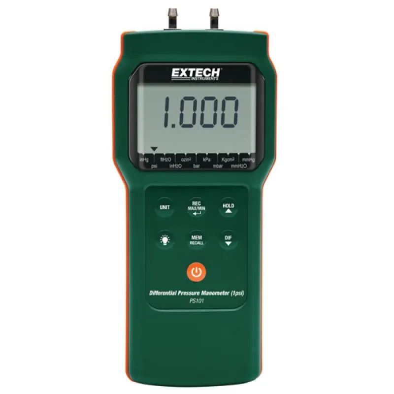 Extech PS101 [PS101] Differential Pressure Manometer (1psi)