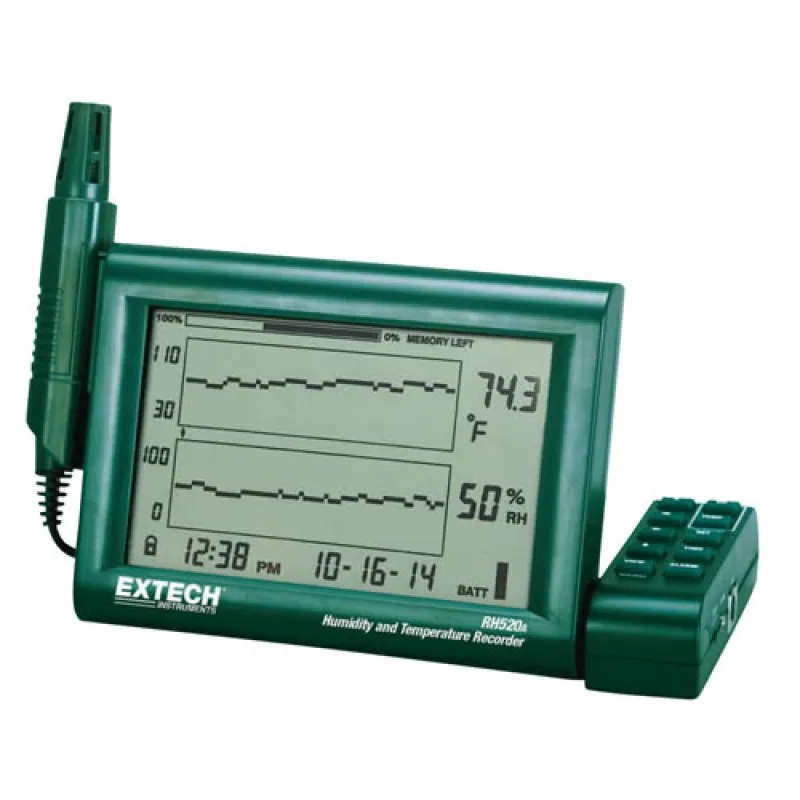 Extech RH520A [RH520A] Humidity+Temperature Chart Recorder with Detachable Probe