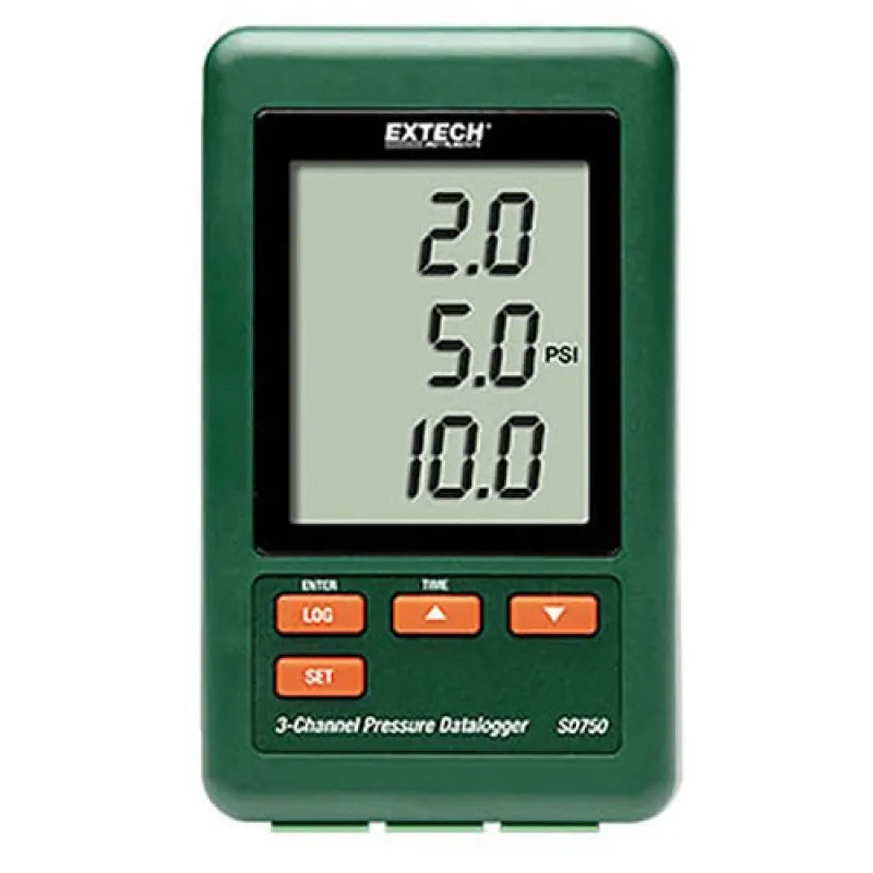 Extech SD750 [SD750] 3-Channel Pressure Datalogger