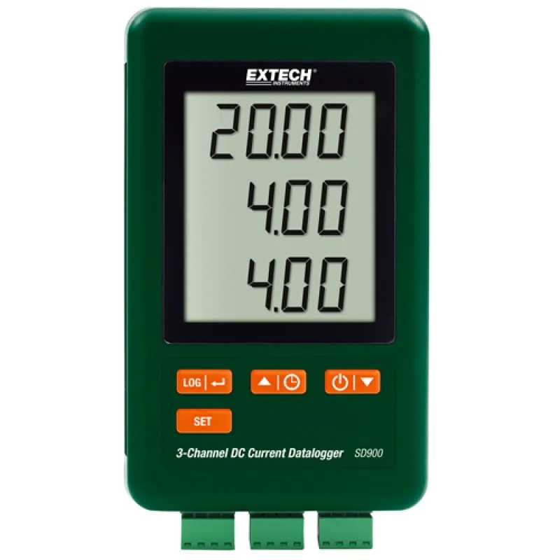 Extech SD900 3-Channel DC Current Data Logger