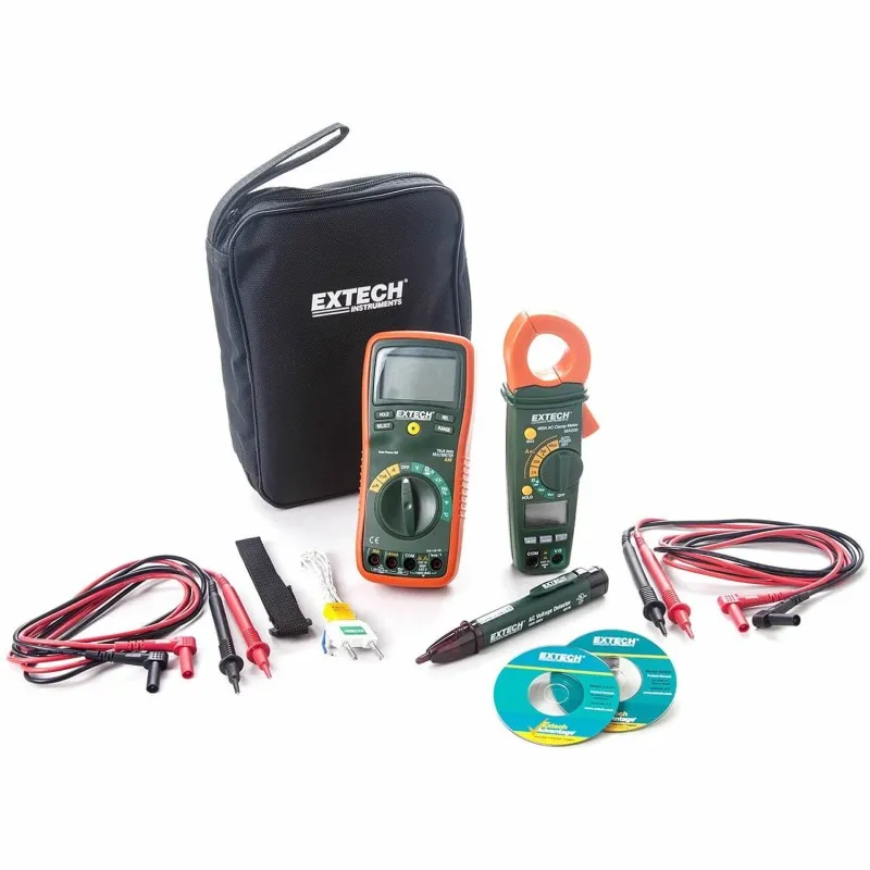 Extech TK-430 [TK430] Electrical Test Kit True-RMS Multimeter & Clamp Meter Kit *DIHENTIKAN*