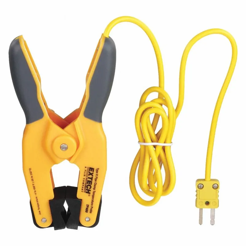 Extech TP400 High Temperature Type K Pipe Clamp, -4 to 450°F (-20 to 232°C)