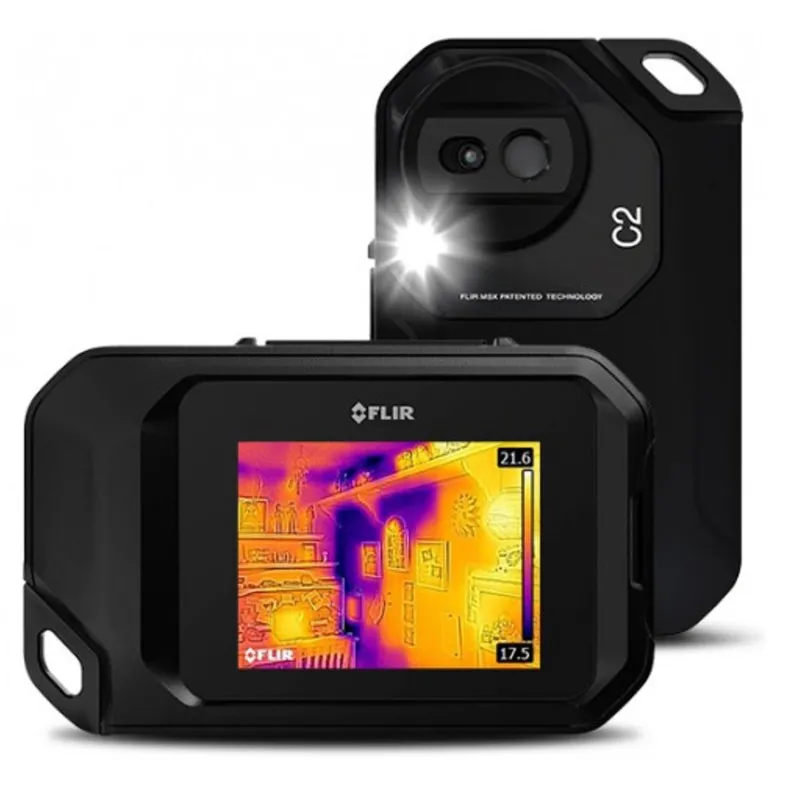 FLIR C2-NIST [72001-0101-NIST] 3 in. Compact Thermal Imaging System and NIST Certificate of Traceability –10°C to +150°C (14 to 302°F) 