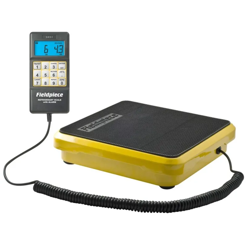 Fieldpiece SRS1 [SRS1] Refrigerant Scale, for Residential and Light Commercial Use