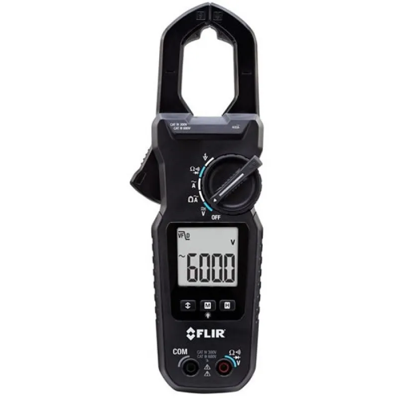 Flir CM44NIST [CM44-NIST] 600V/400A AC Digital TRMS Clamp Meter with Type K with NIST Calibration