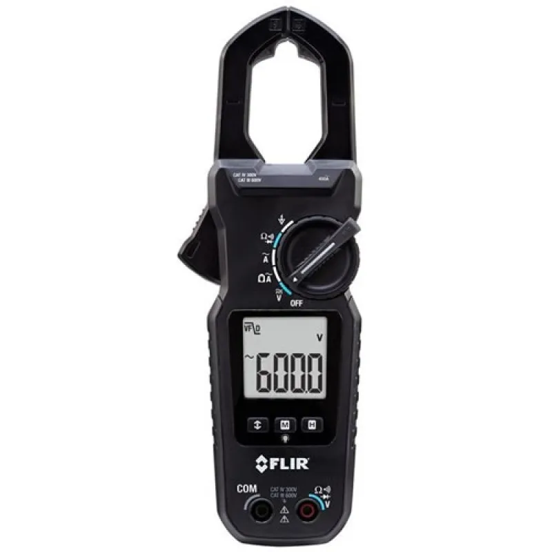 Flir CM46NIST [CM46-NIST] 600V 400A AC/DC Digital TRMS Clamp Meter with Type K w/ NIST Calibration