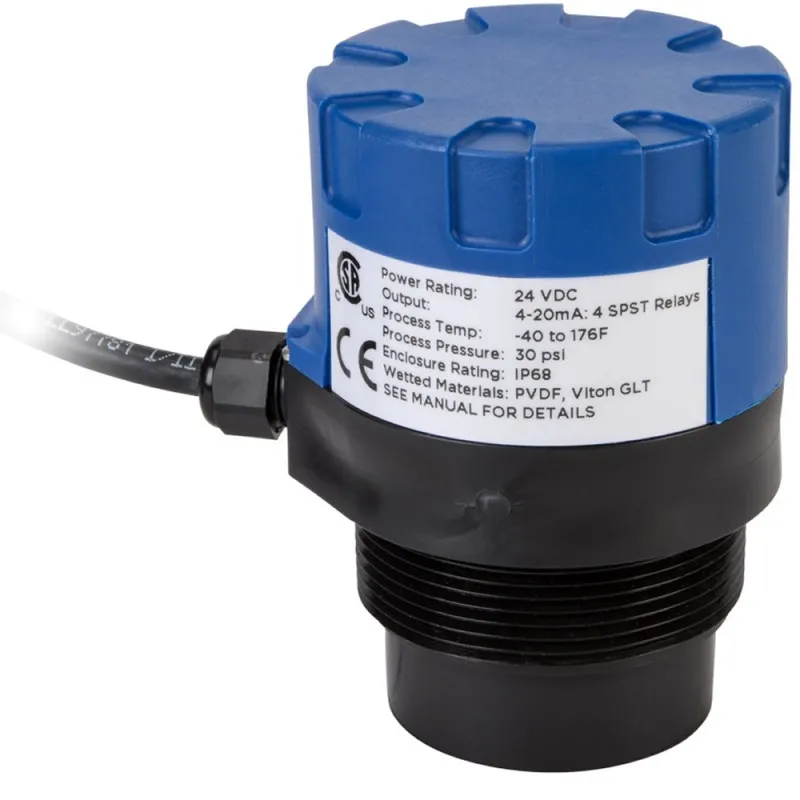 Flowline EchoPod UG0 [UG01-0001-40] Reflective Ultrasonic Level Transmitter, 1.5 in. to 4.9 ft. (3.8cm to 1.5m) 