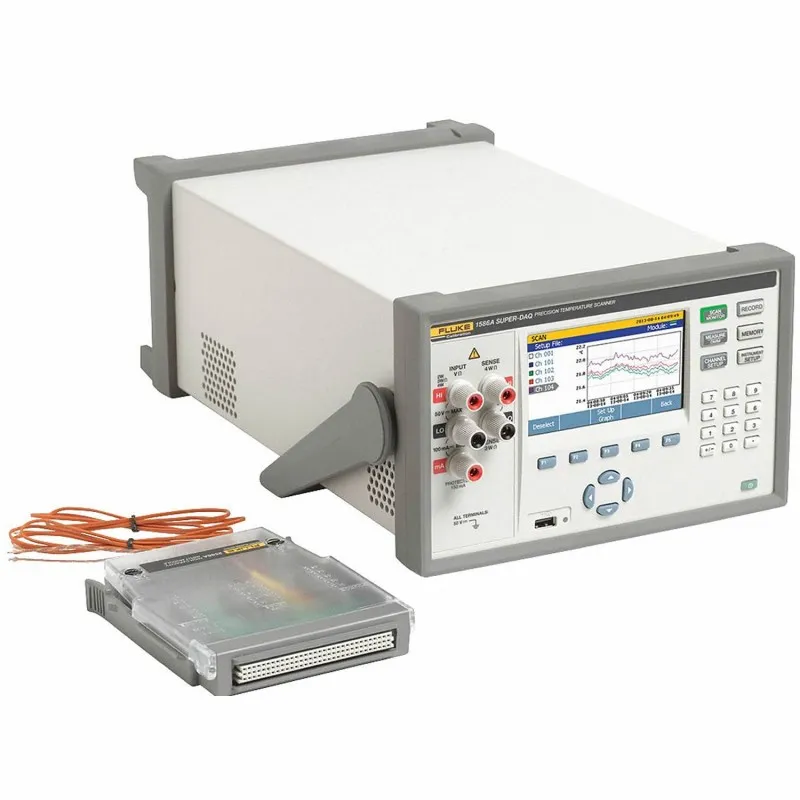 Fluke Calibration 1586A [1586A/1HC 240] Super-DAQ Precision Temperature Scanner with High-Capacity Module