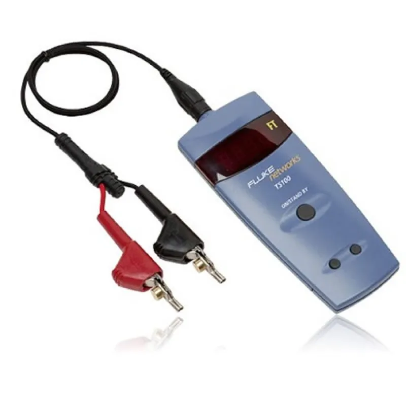 Fluke Networks TS 100 [26500500] Cable Fault Finder with BNC to Banana to Angled Bed Of Nails