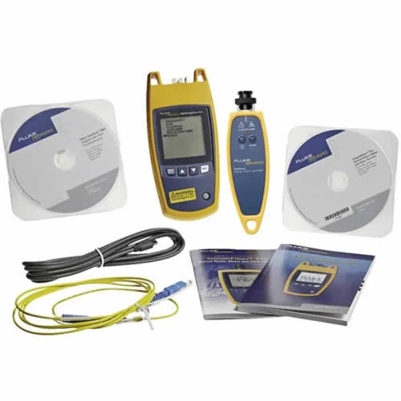 Fluke Networks Fiber OneShot PRO [FOS-100-S-VFL] Single Mode Fiber Fault Locator with VisiFault