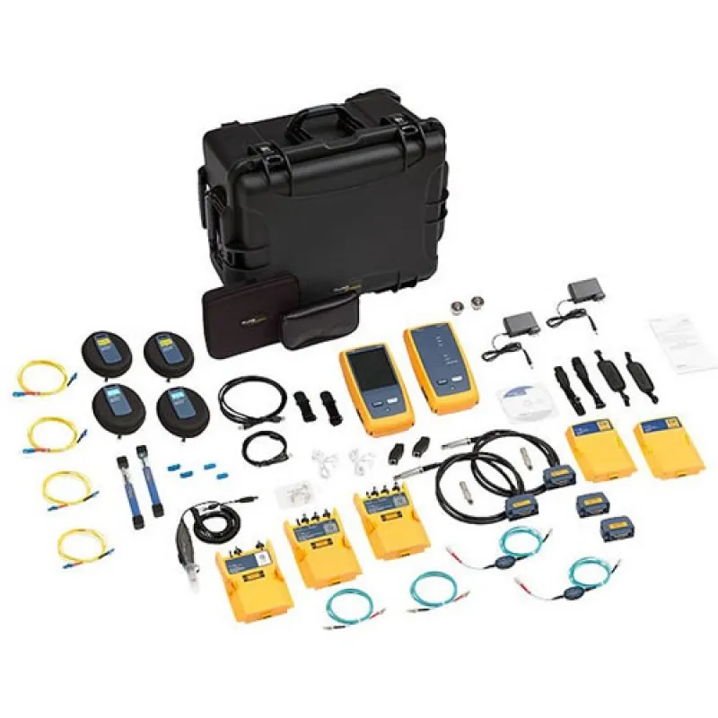 Fluke Networks DSX28000QOI [DSX2-8000QOI] Versiv 2 CableAnalyzer w/ Quad OLTS, OTDR and Fiber Inspection, Integrated Wi-Fi