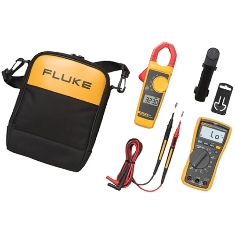 Fluke 117 [FLUKE-117/323 KIT] True-RMS AC/DC Electrician's Multimeter w/ True-RMS AC/DC Clamp Meter Combo Kit