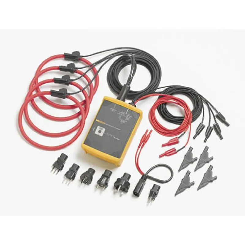 Fluke 1743 Three-Phase Power Quality Logger Memobox with Flexible Current Probes