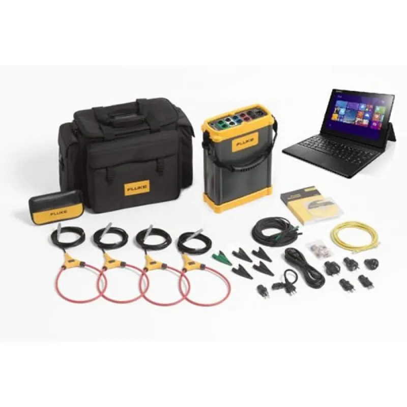 Fluke 1750 [FLUKE-1750-TF/ET] Three-Phase Power Recorder with Flexible Current Probes and Windows Tablet