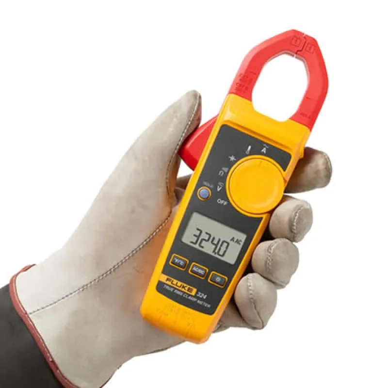 Fluke 324 [FLUKE-324] 400A AC True-RMS Clamp Meter with Temperature & Capacitance