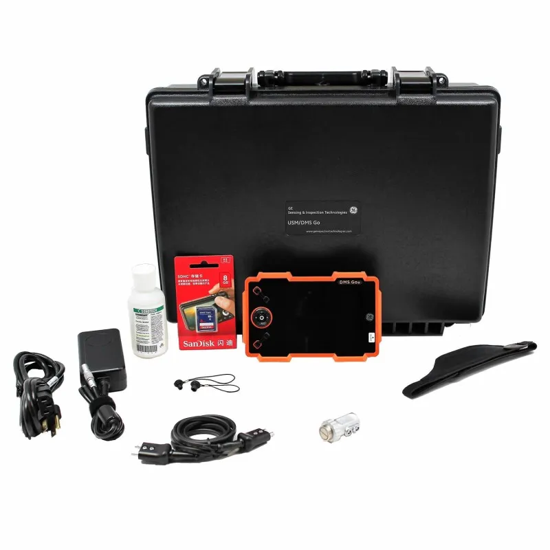 Waygate Technologies Krautkramer DMS Go+ [100N4301] Ultrasonic Thickness Gauge w/Basic A-Scan, DA503 EN Probe and Cable 