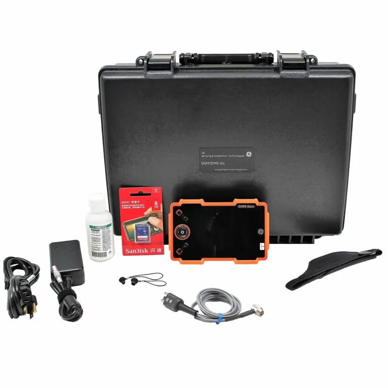 Waygate Technologies Krautkramer DMS Go+ [100N4302] Ultrasonic Thickness Gauge w/Basic A-Scan, FH2E Probe and Potted Cable 