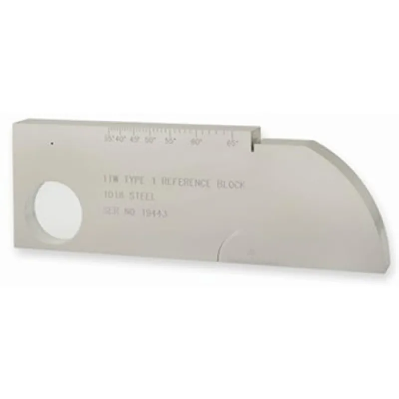 Waygate Technologies Krautkramer 1 IIW [118-540-270] IIW Type 1 Calibration Block Carbon Steel