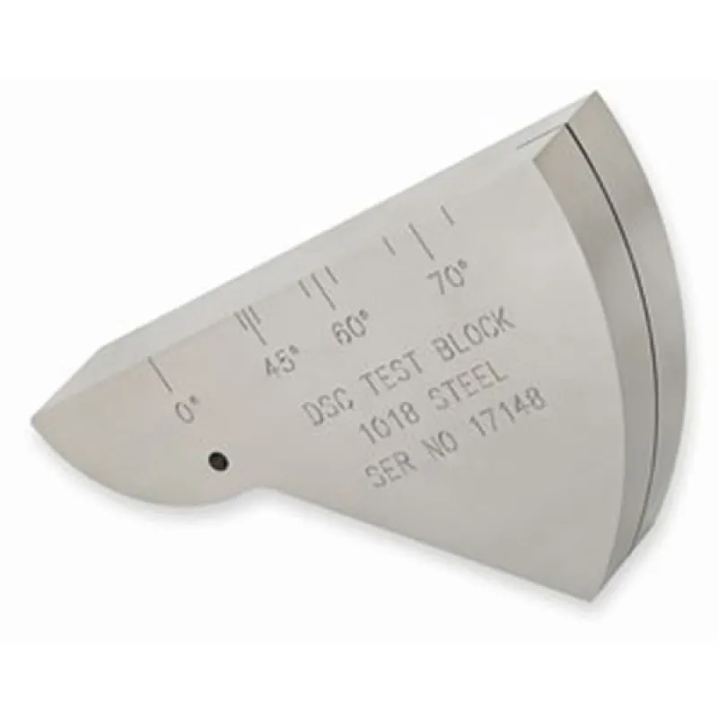 Waygate Technologies Krautkramer DSC [118-540-300] AWS Type Calibration Block Inch 1018 Steel