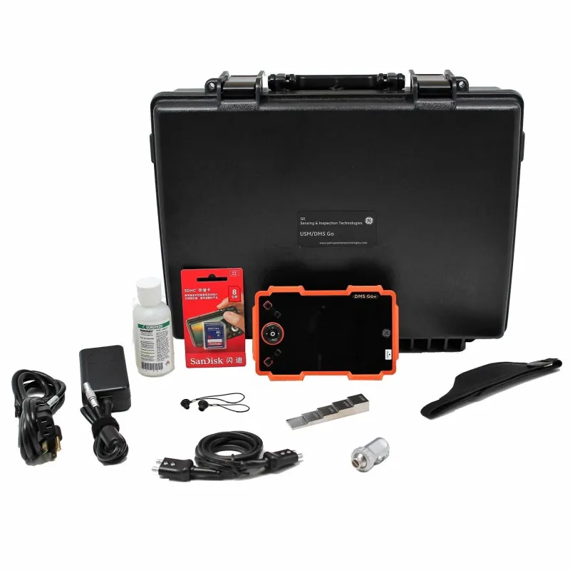 GE Inspection Technologies DMS Go+ Standard [DGOPLUS-1] Ultrasonic Thickness Gauge w/ A & B Scan and Data Recorder w/ Complete Package 1