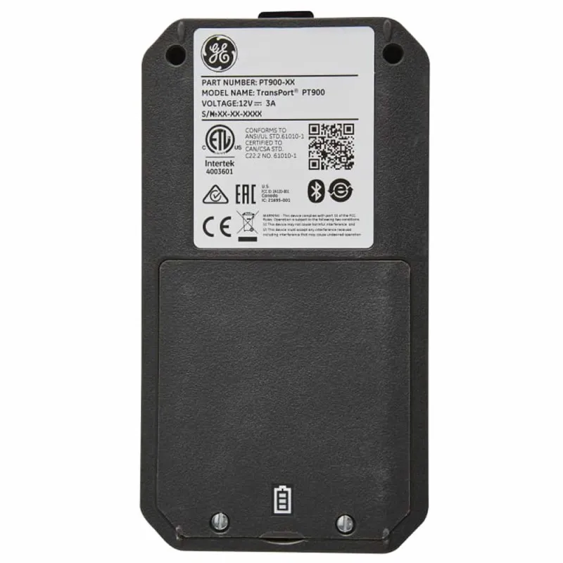 GE Panametrics PT9 [PT9-SYS-2C-2-0-0-SC]  2 Channel Ultrasonic Flow Meter Without Transducer Kit, 230V EU, Rechargable Battery and Soft Nylon Zippered Bag