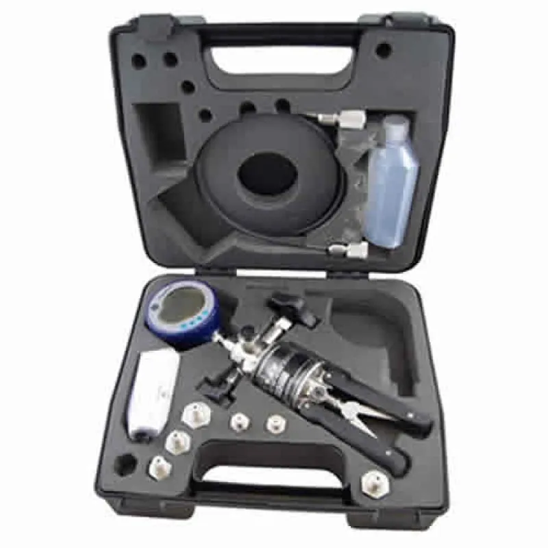 GE Druck PV212 [PV212-104-H-2-23-SG] Hydraulic Hand Pump NPT, 15,000 PSI 1000 Bar, Sealed Gauge	