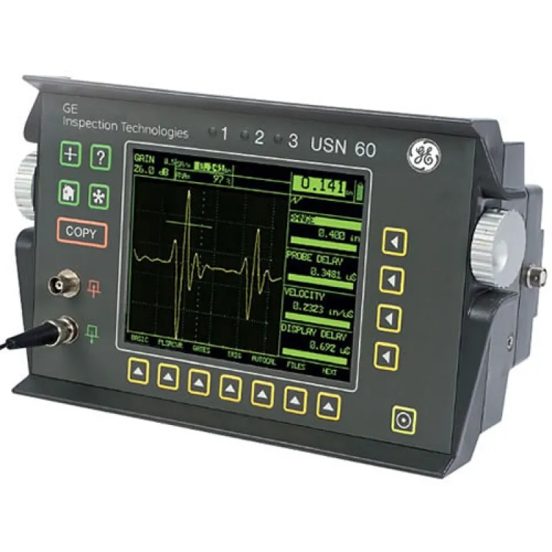 GE Inspection Technologies USN 60 [022-508-899] Flaw Detector with Lemo  Connector, Range 0.040 to 1100in (1mm to 28m) 