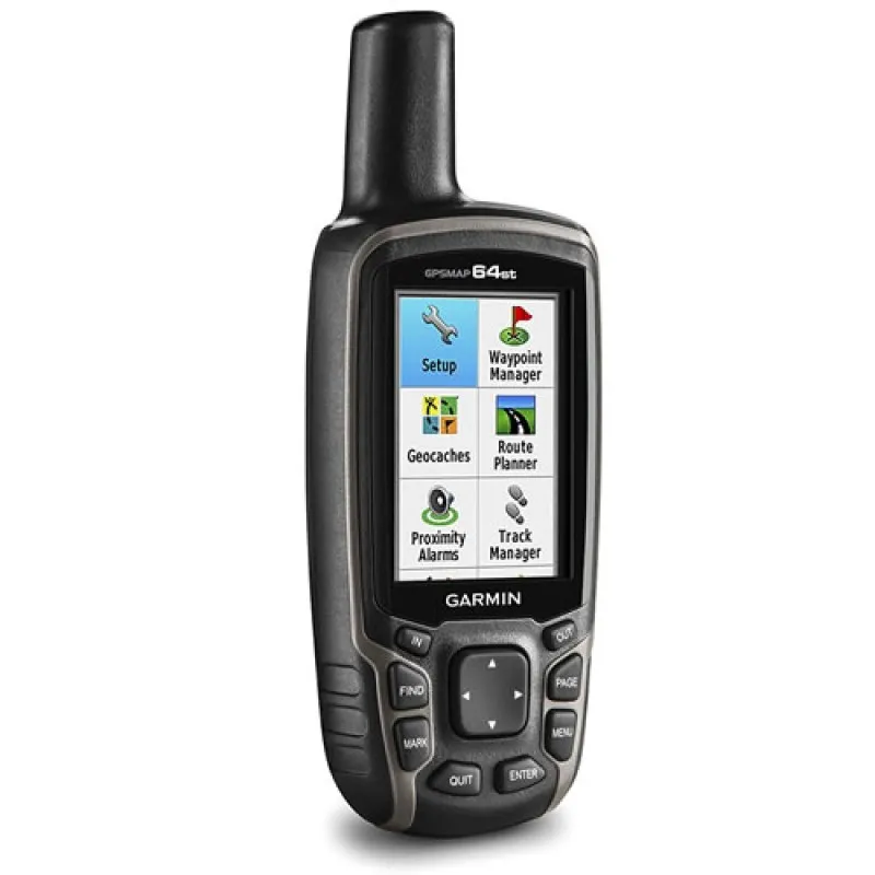Garmin GPSMAP 64st [010-01199-20] Handheld GPS Navigator w/Compass, Barometric Altimeter and Preloaded Maps