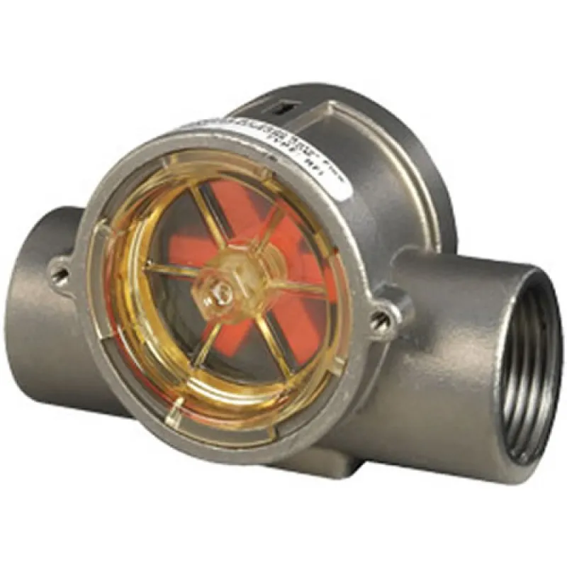 Gems 142541 RFI Series Flow Indicator, Brass 1/4" NPT Female