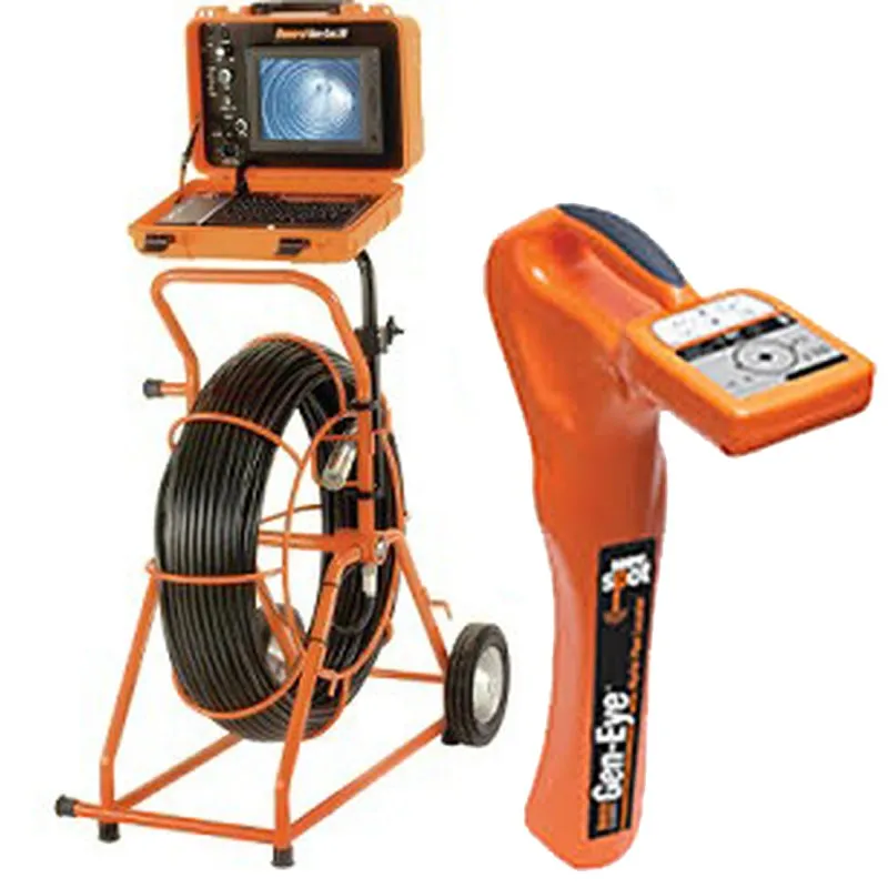 General Pipe Cleaners Gen-Eye SDP [SL-SDP-B] Sewer Inspection Camera w/ Digital Pipe Locator for 3 to 10 Inch Lines