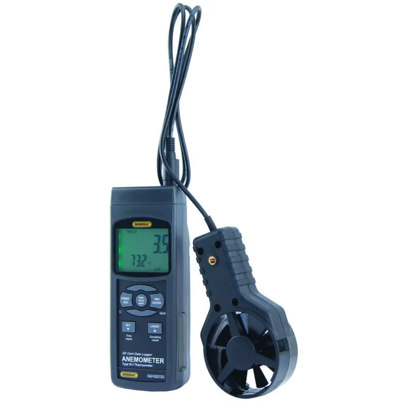 General Tools DAF4207SD [DAF4207SD] Data Logging Anemometer/Thermometer