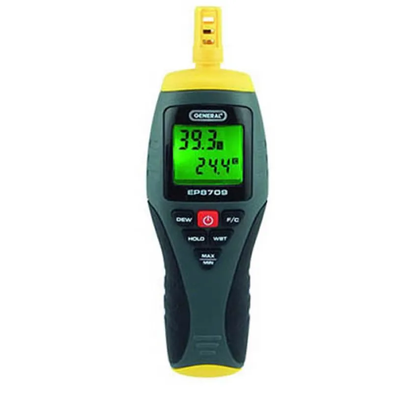 General Tools EP8709 [EP8709] Digital Psychrometer with Bright Display