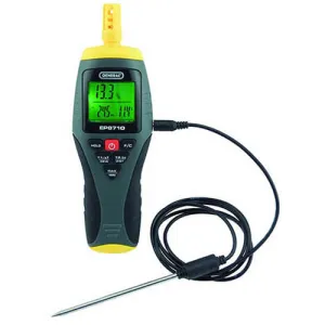 General Tools EP8710 [EP8710] Calibratable Multi-function Psychrometer With External Temperature Probe