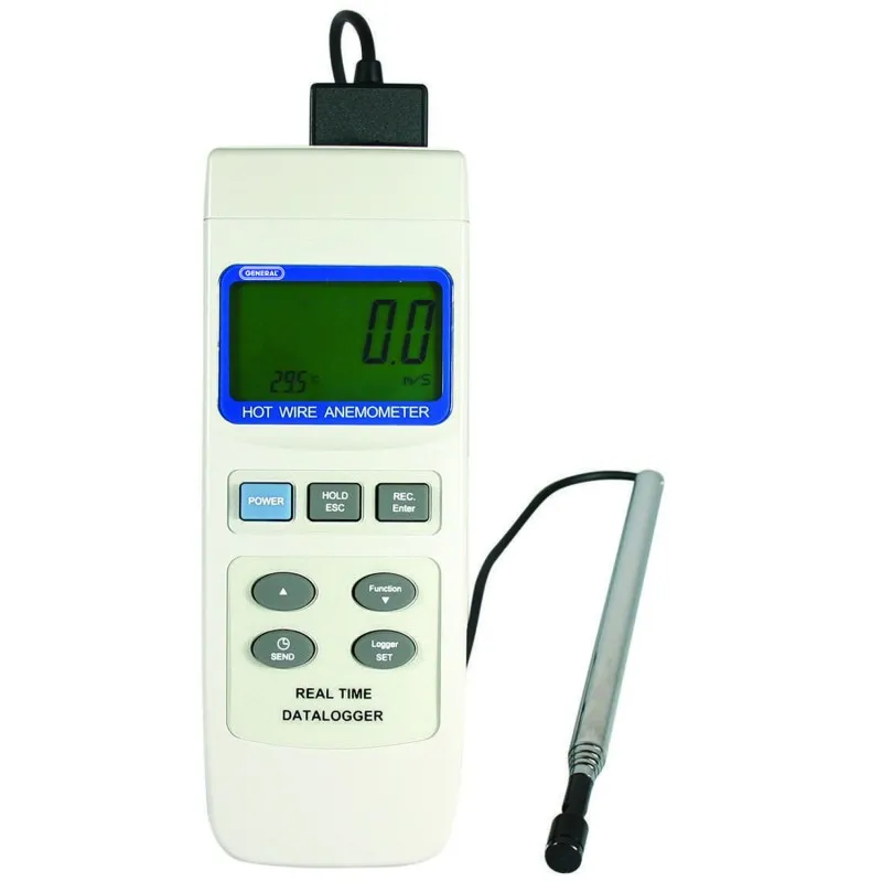 General Tools HWA2005DL [HWA2005DL] Datalogging Hot Wire Air-Flow Volume Anemometer