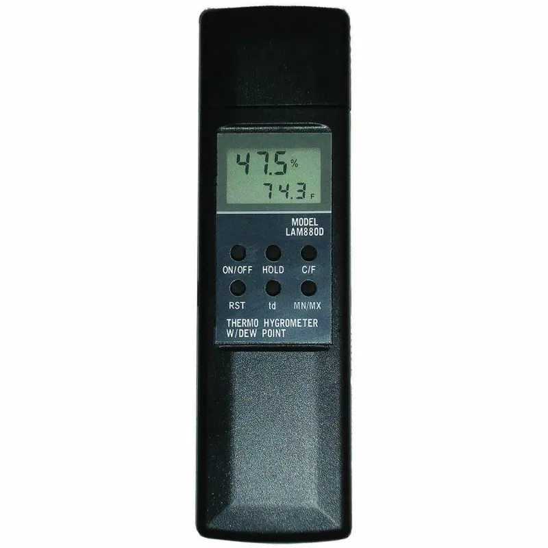 General Tools LAM880D [LAM880D] Temperature/Humidity Meter with Dew Point