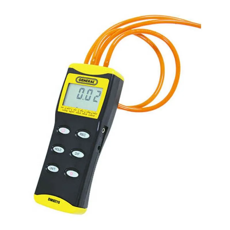 General Tools DM8215 [DM8215] Digital Manometer with 36" TUBING; 0 - 15 PSI