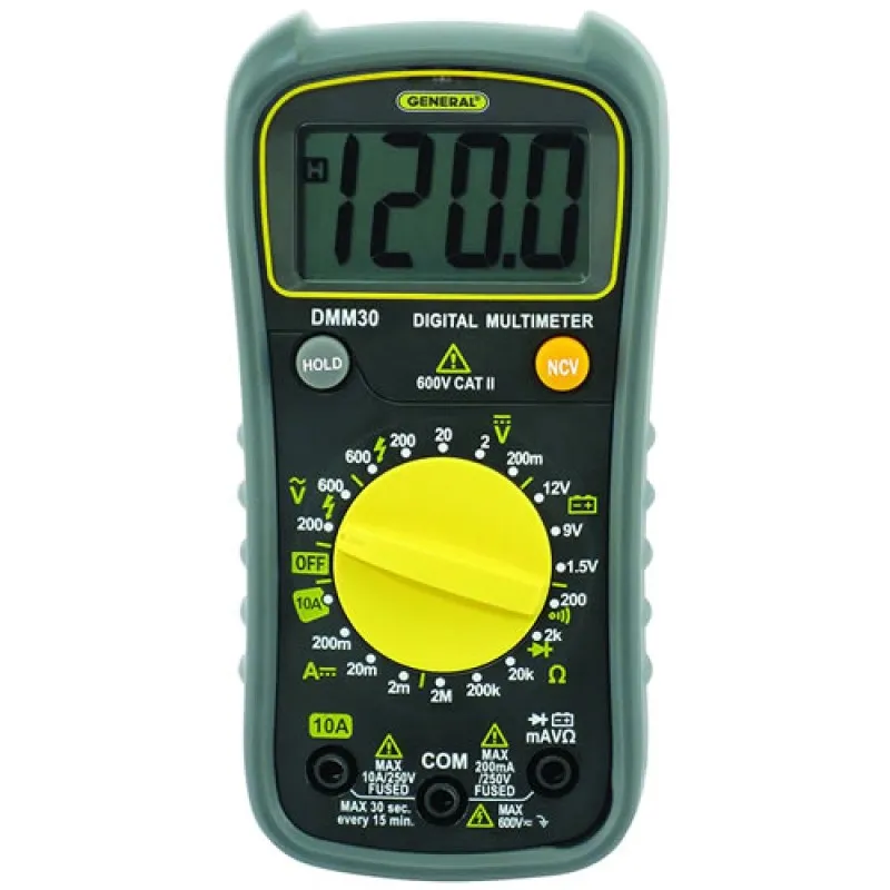 General Tools DMM30 Manual Ranging Digital Multimeter