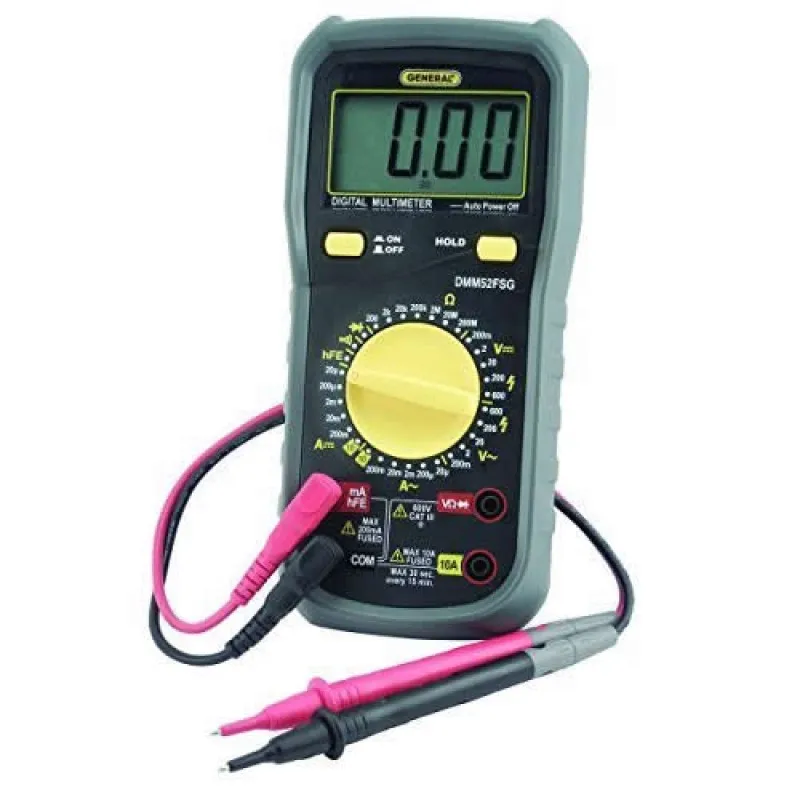General Tools DMM52FSG Handheld Heavy-Duty Digital Multimeter