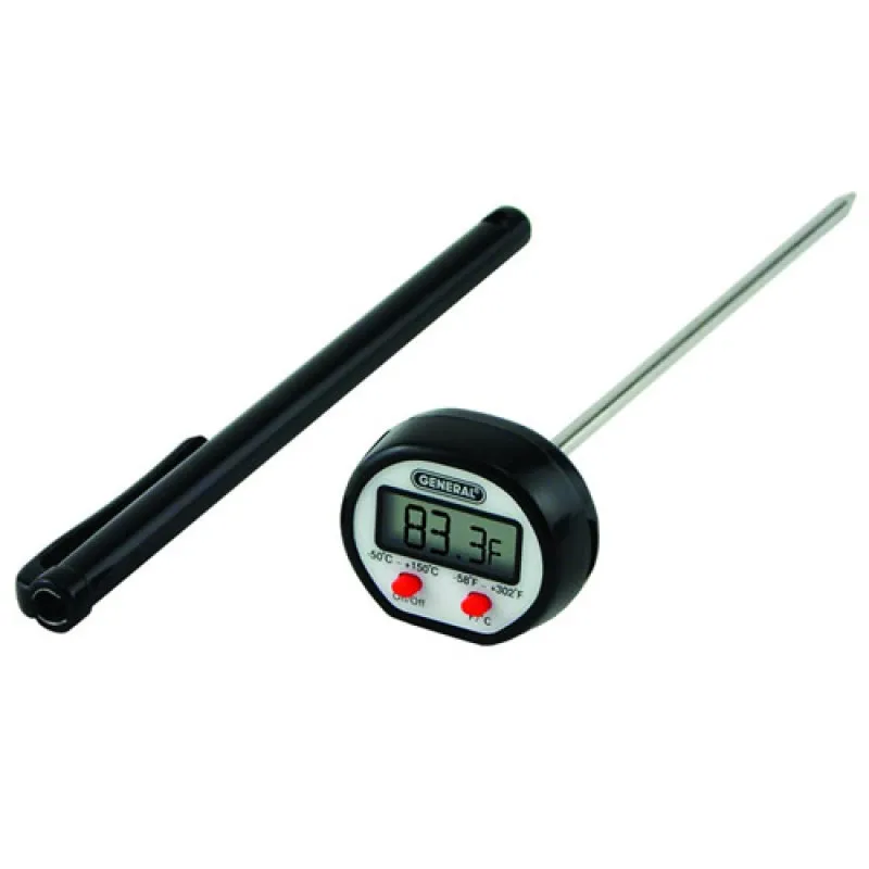 General Tools DPT301FC Digital Stem Thermometer -40° to 302°F (-40° to 150°C)