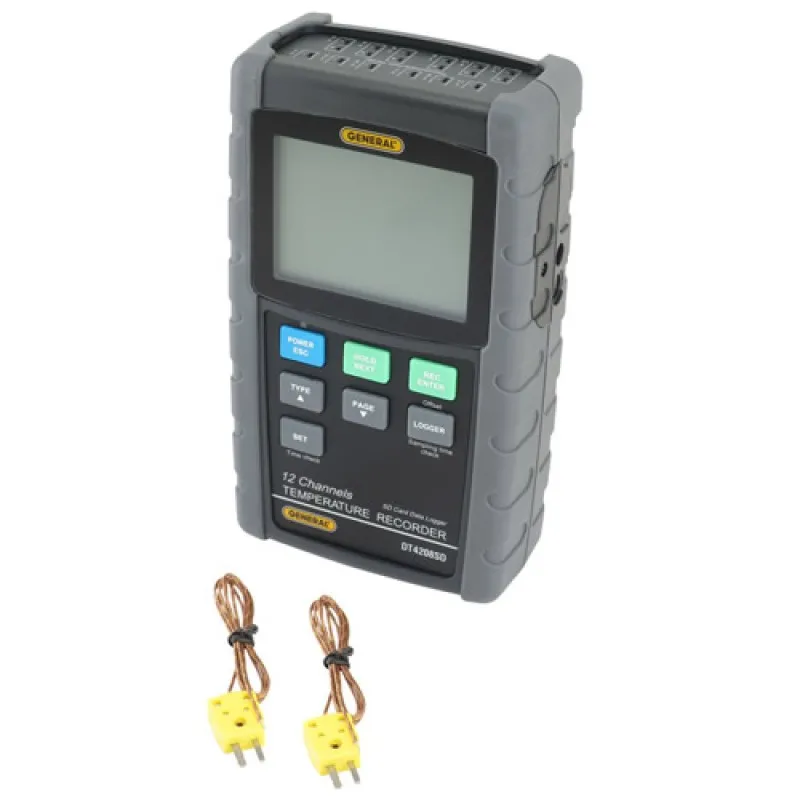 General Tools DT4208SD [DT4208SD] Data Logging 12 Channel Thermometer with SD Card