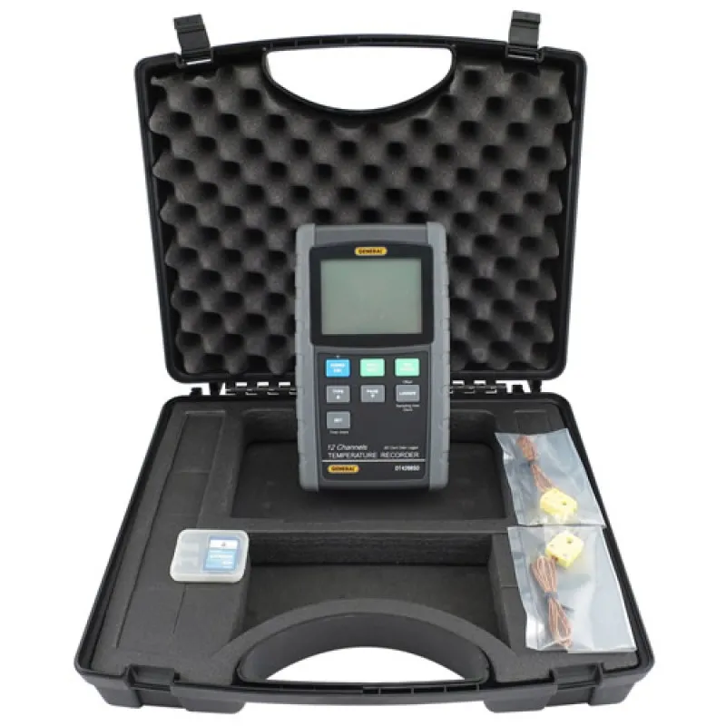General Tools DT4208SD [DT4208SD] Data Logging 12 Channel Thermometer with SD Card