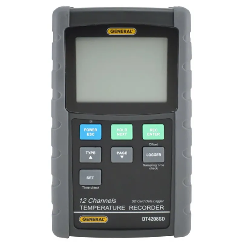 General Tools DT4208SD [DT4208SD] Data Logging 12 Channel Thermometer with SD Card