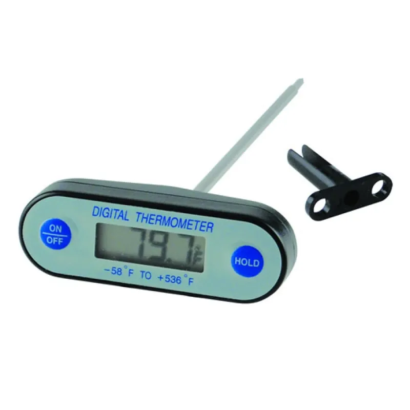 General Tools DT618HF Waterproof T-Handle Key Pad Digital Stem Thermometer -58° to 536°F (-50° to 280°C)