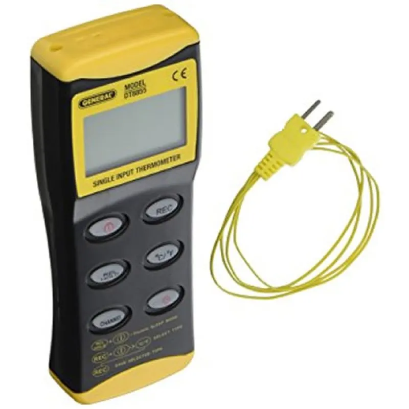 General Tools DT8855 [DT8855] Digital Single Input Thermometer with K-Type Probe