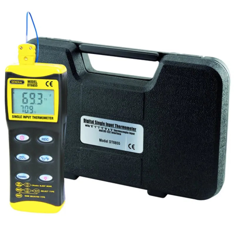 General Tools DT8855 [DT8855] Digital Single Input Thermometer with K-Type Probe
