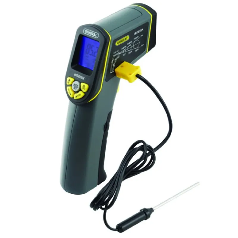 General Tools IRT659K [IRT659K] Wide Range Infrared Thermometer -58° to 1202°F (-50° to 650°C)